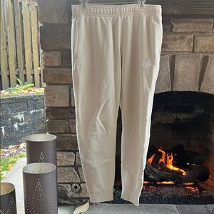 Men’s Nike Light Beige Sweatpants Medium